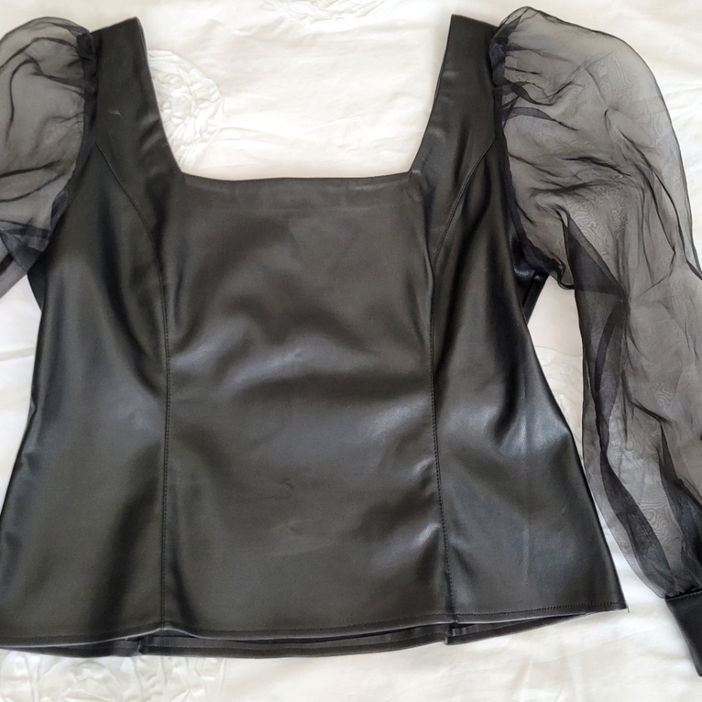 Dressy black blouse